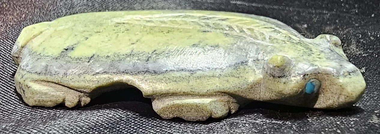 JW's Banded Serpentine Badger with Kingman Turquoise eyes