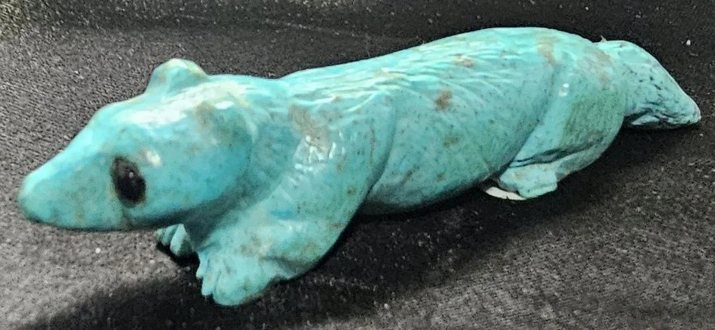 JW's Persian Turquoise Weasel with Chinese Imperial Marble eyes