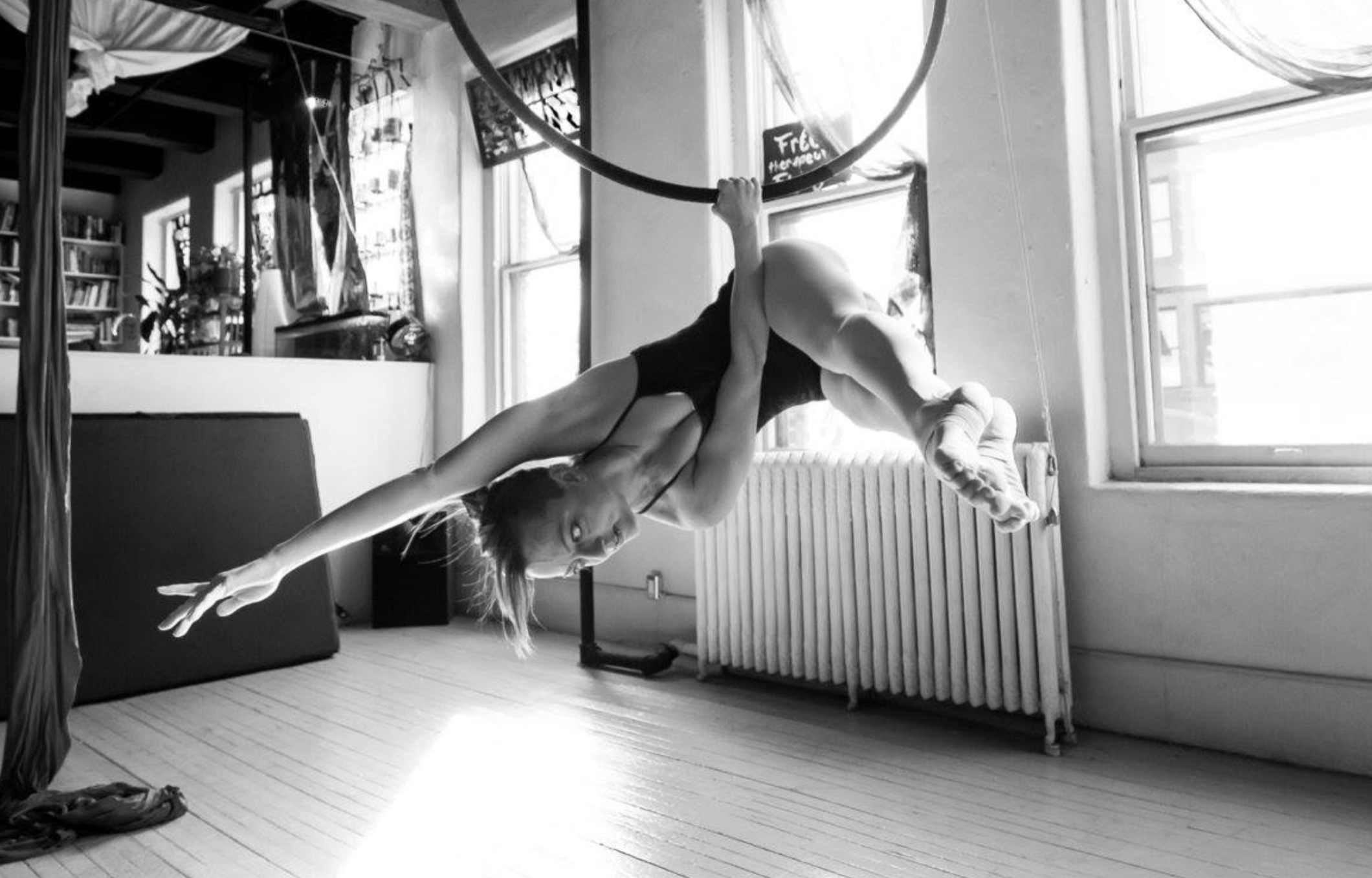 Kristen in her studio