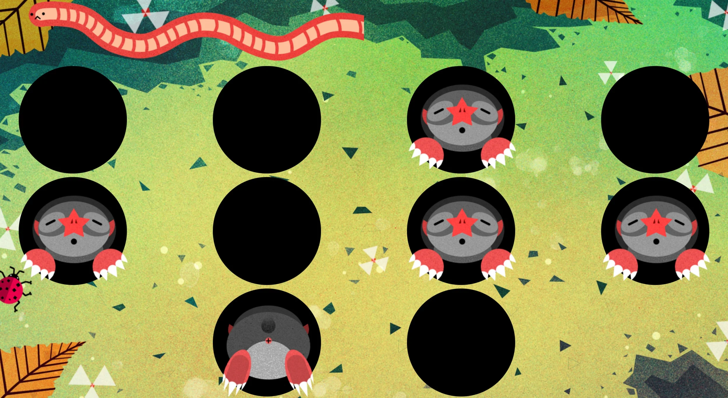 Feed-A-Star-Mole in action!