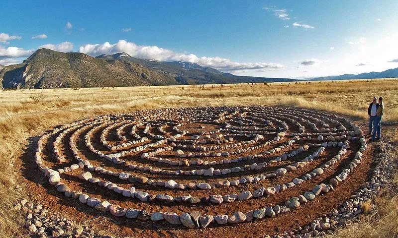 A labyrinth in New Mexico