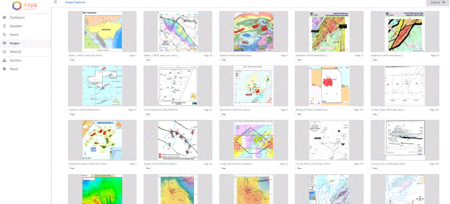 Map gallery from ElasticDocs search