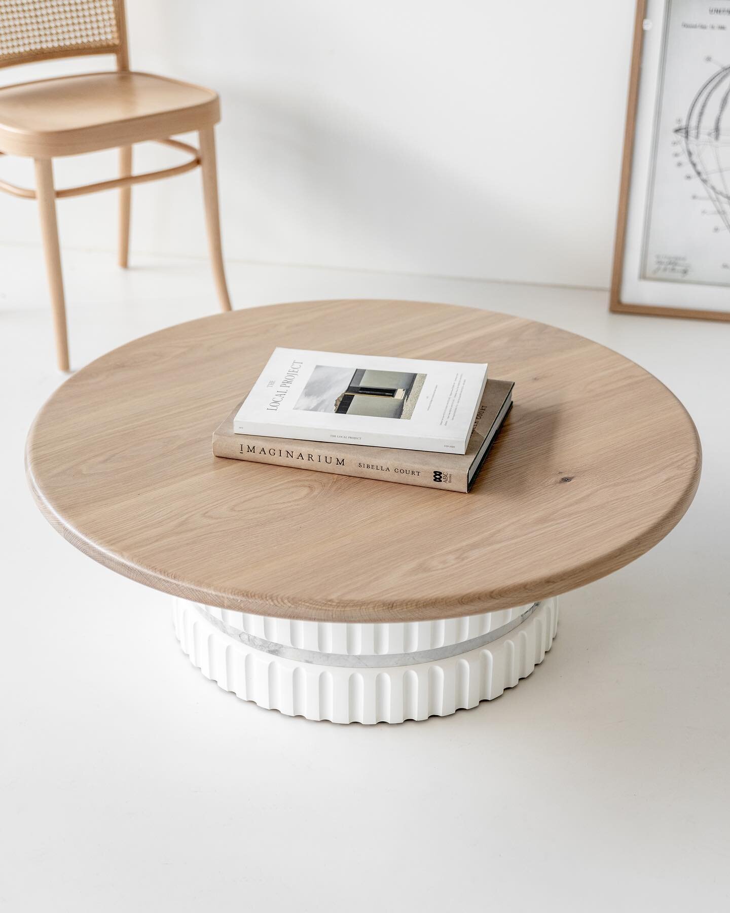 Esto Coffee Table to match, or have this little biscuit all on it&rsquo;s own 🍪

This one in American / White Base / Stone Disc
900mmW x 300mmH
&bull;
&bull;
&bull;
&bull;
&bull;
&bull;
&bull;
&bull;
&bull;
&bull;
&bull;
&bull;
&bull;
&bull;
&bull;
