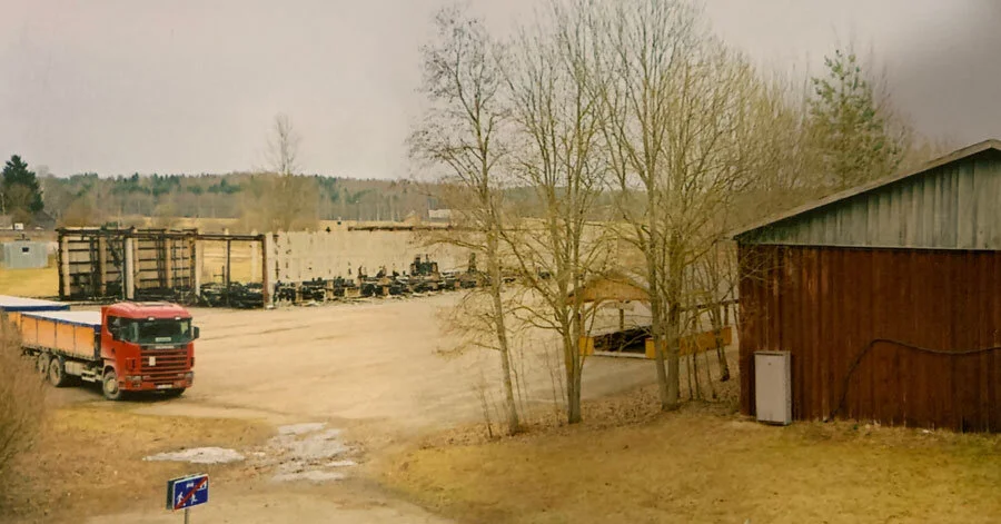 After the fire. Photo: a nice lady from nearby house in Vastse-Kuuste :)