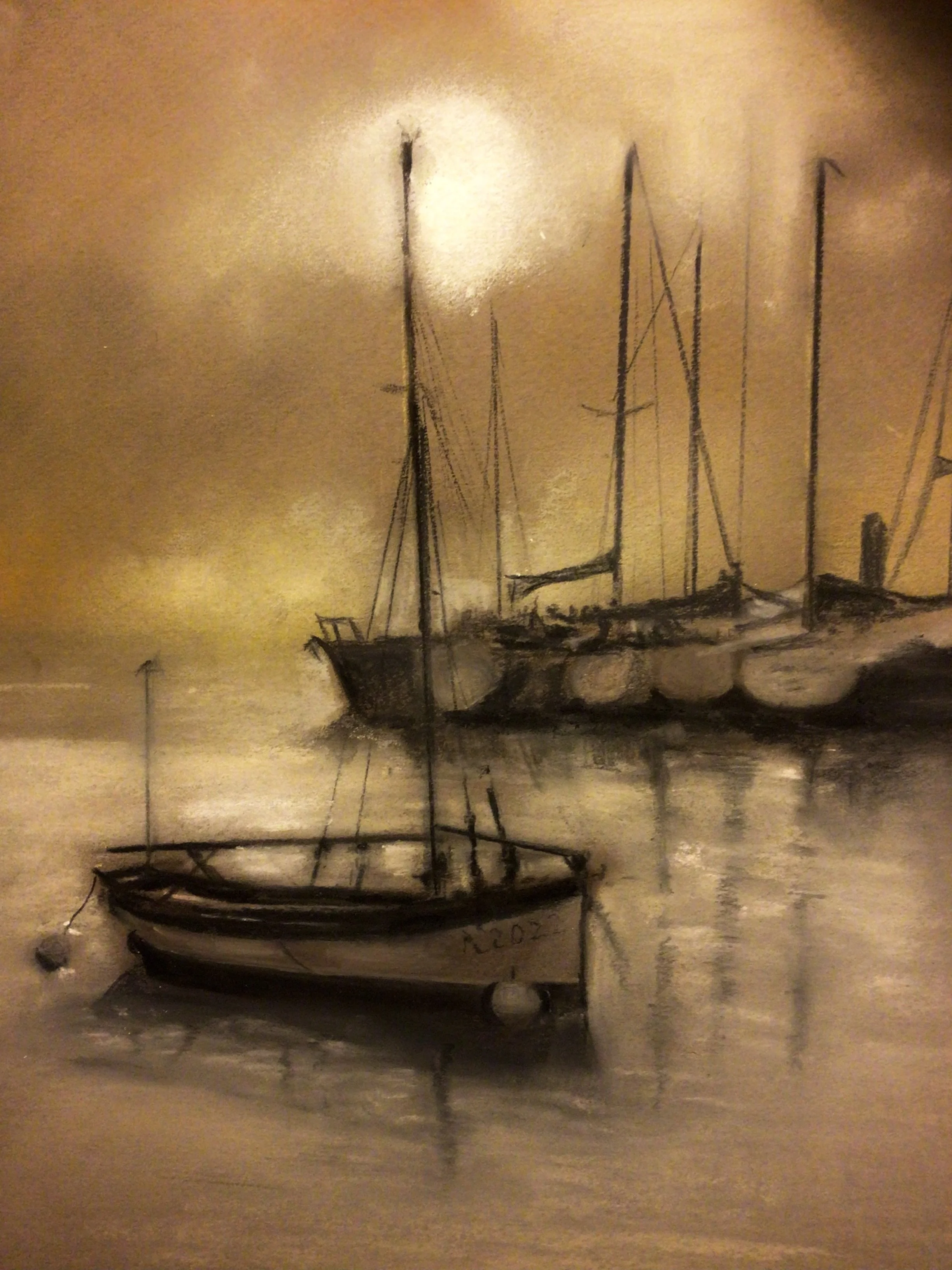 Retour au port a l’aube