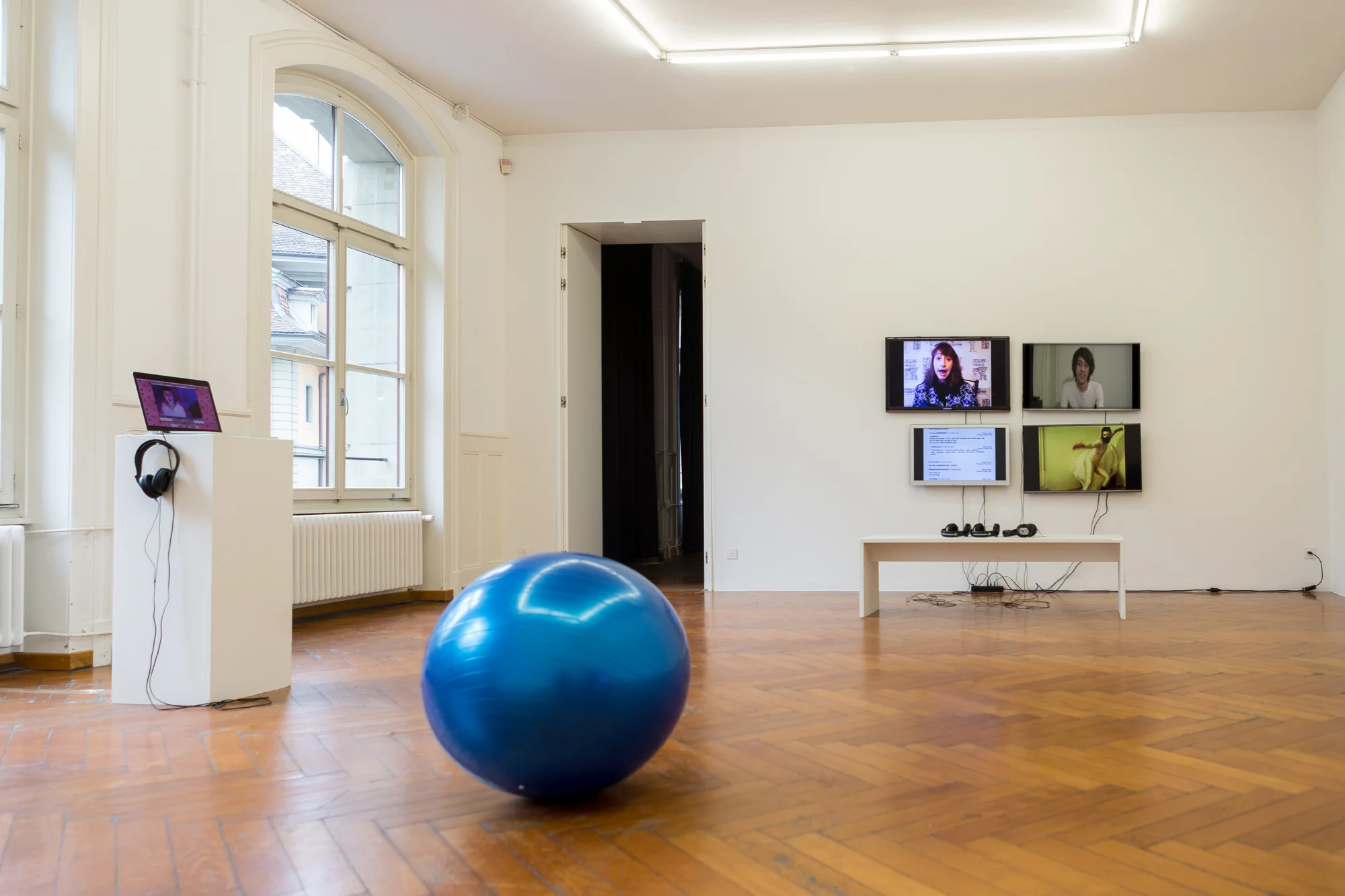 Installation Shot Your Digital Self Hates You , Stadtgalerie Bern, 2016, Photo: Matt Cianfrani