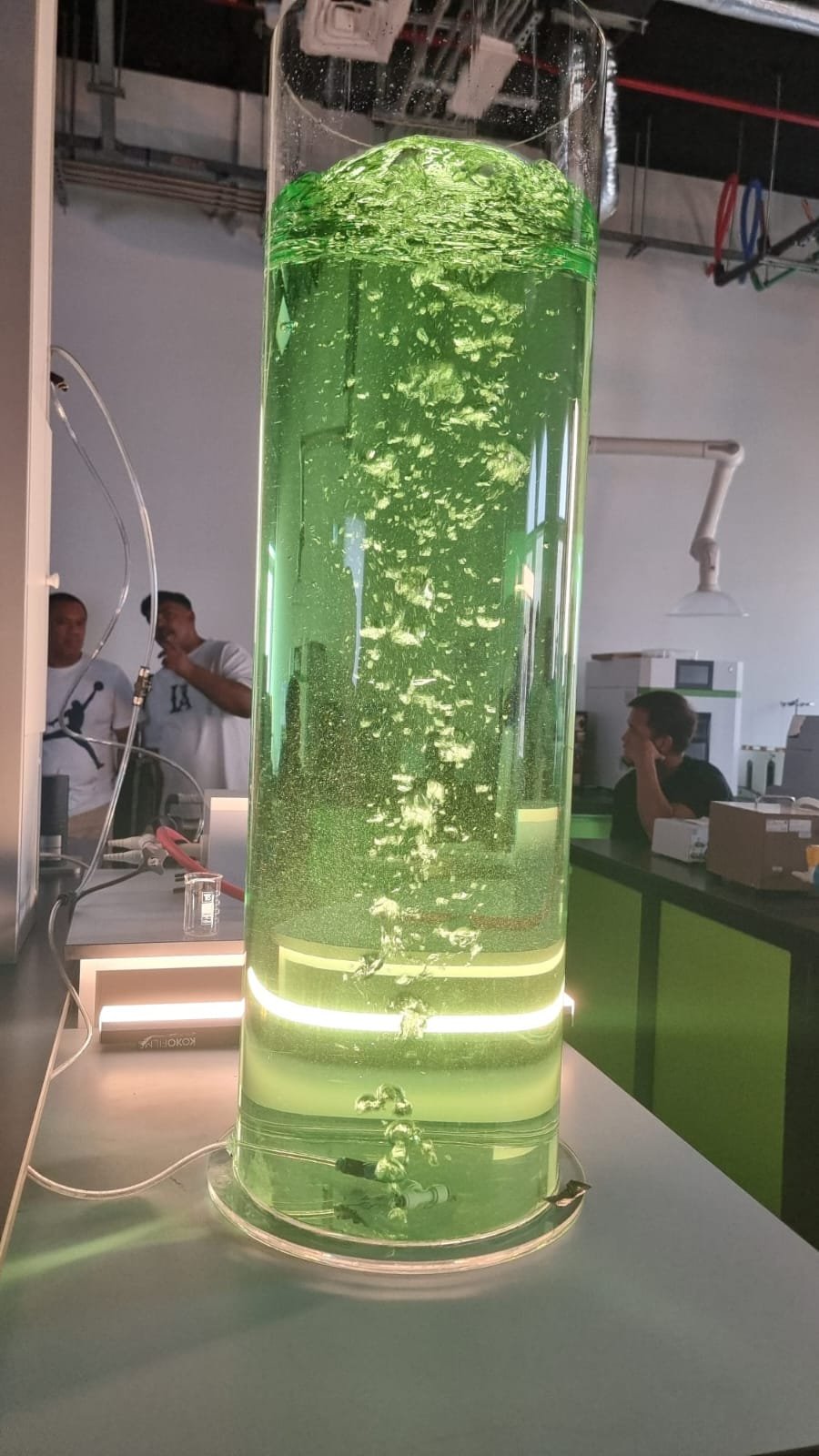 Over size chemical tube