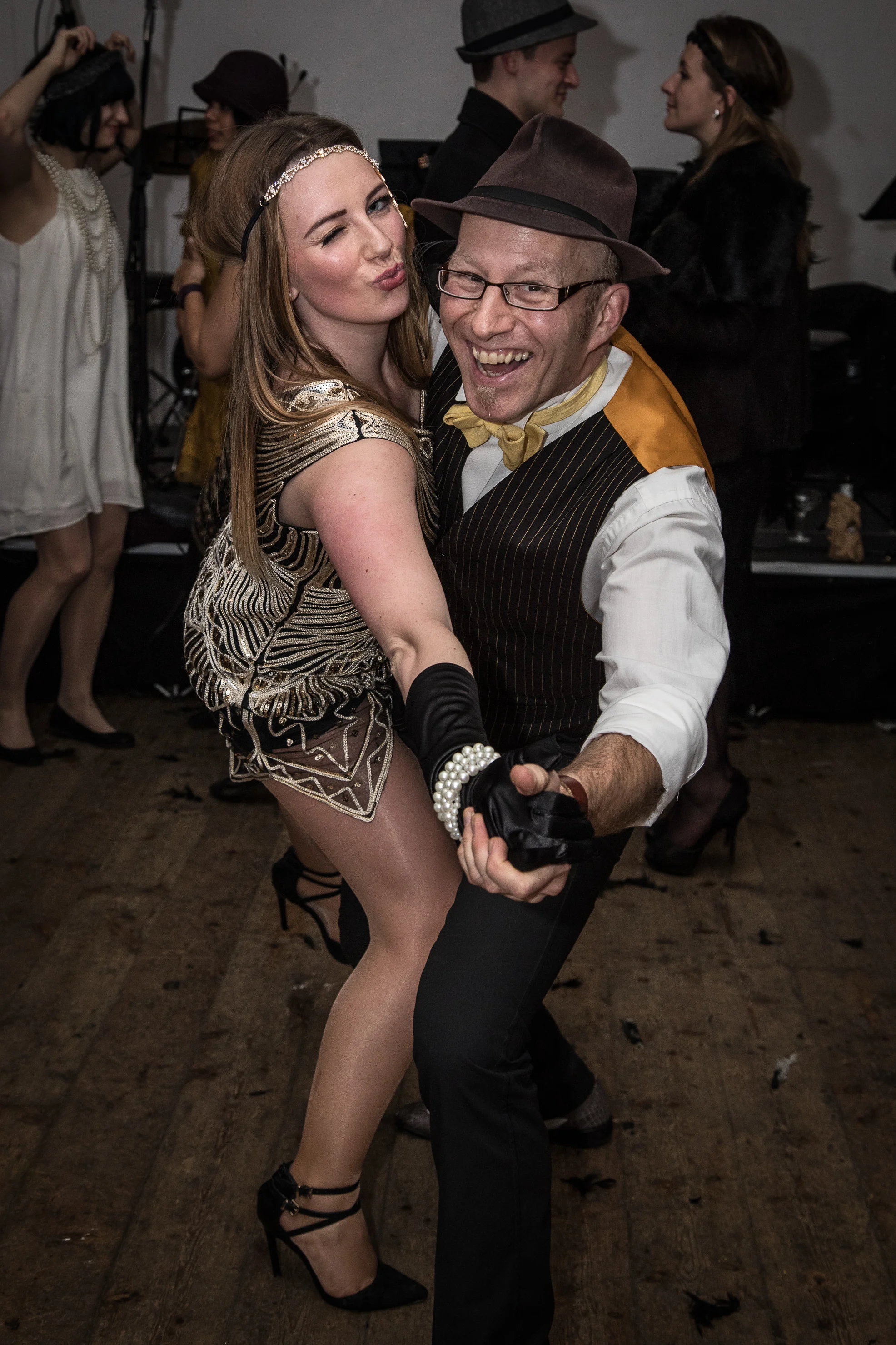 Couple dancing at the Candlelight Club
