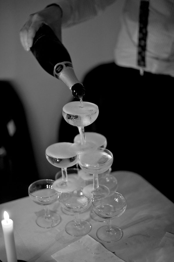 Champagne fountain