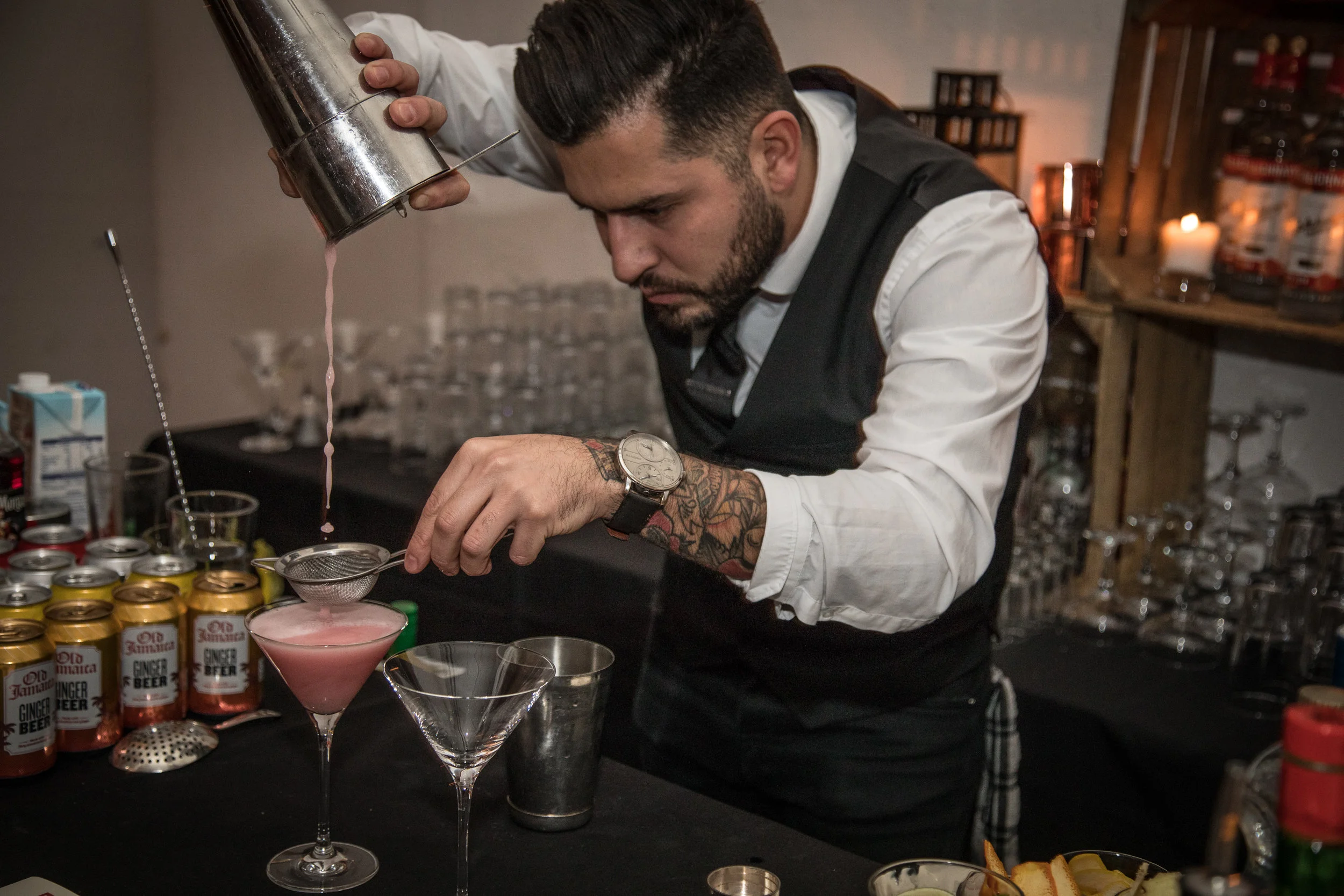 Making a Beetroot Babushka cocktail.jpg