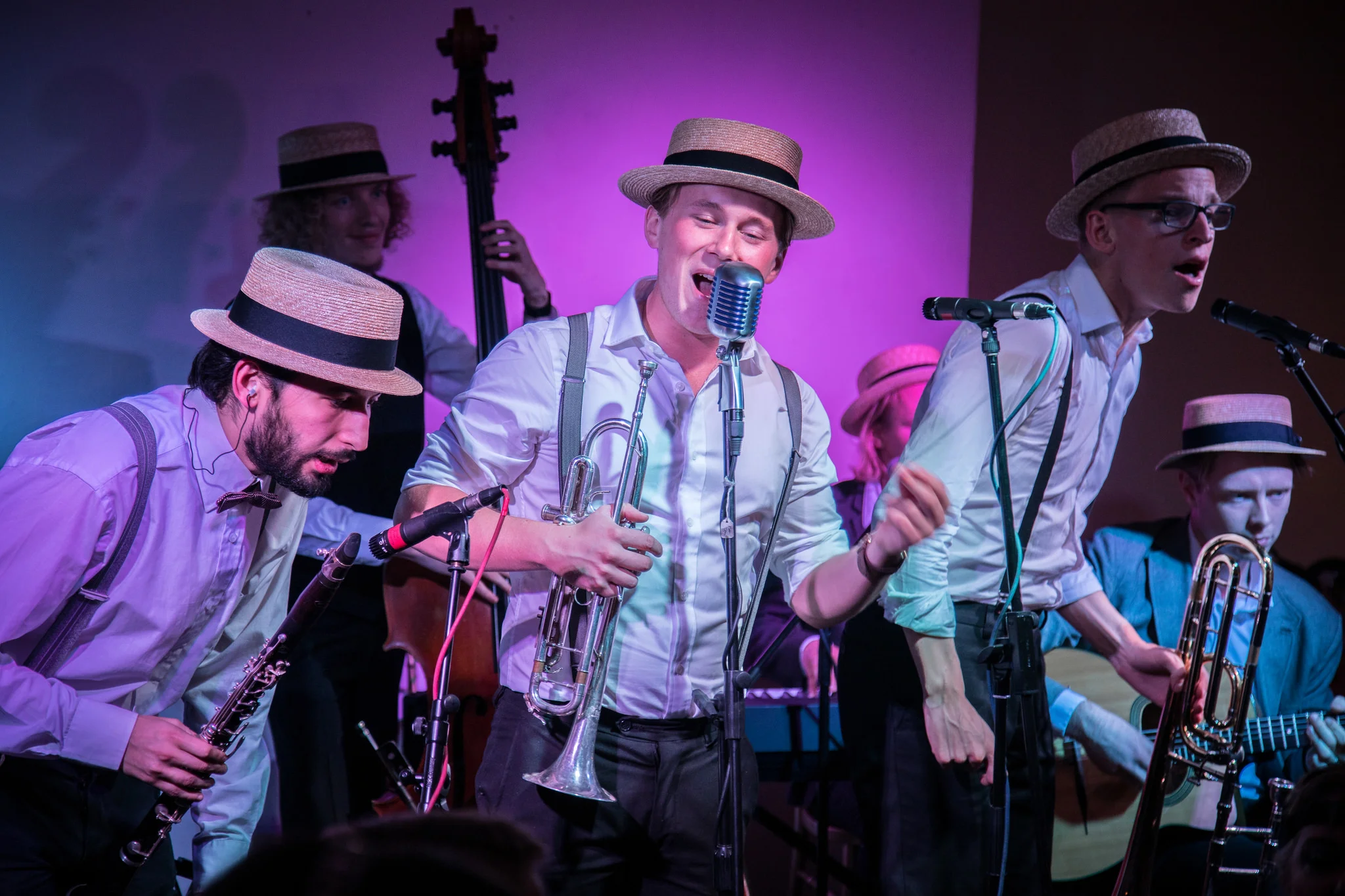 The Swing'It Dixieband in full swing