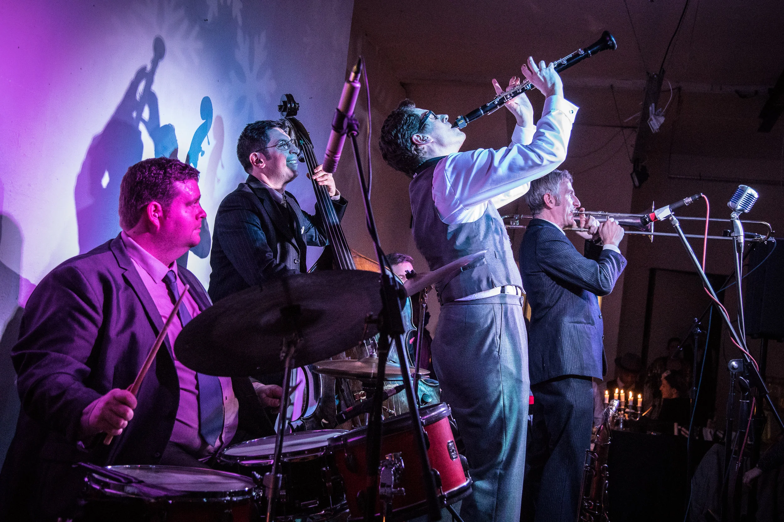 Duncan Hemstock and his All-Stars at our Christmas party last year