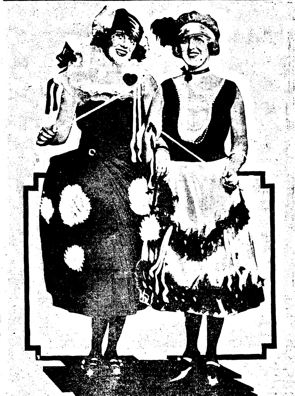 Debutantes at the Mardi Gras Ball, 1922