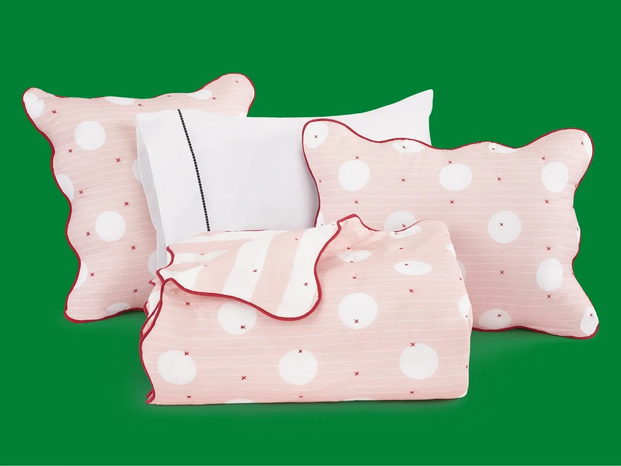 Stripe Dot Quilt Set - Pink - Amazon Feature - 4.jpg