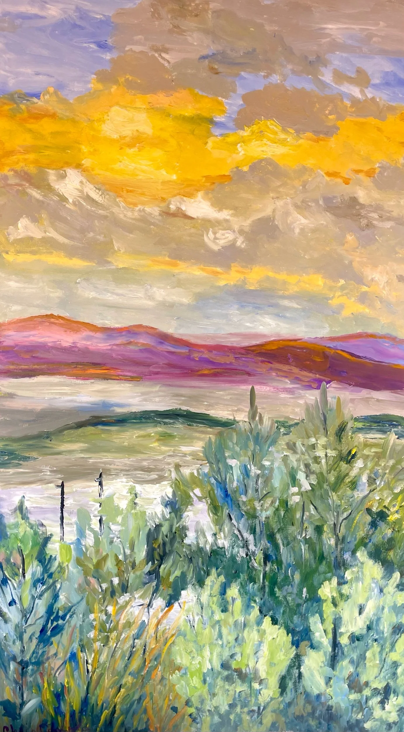 Sunset at the Santa Fe Opera (sold)