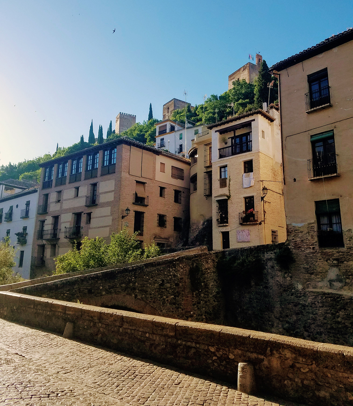 A lot of uphill climbs in Granada…