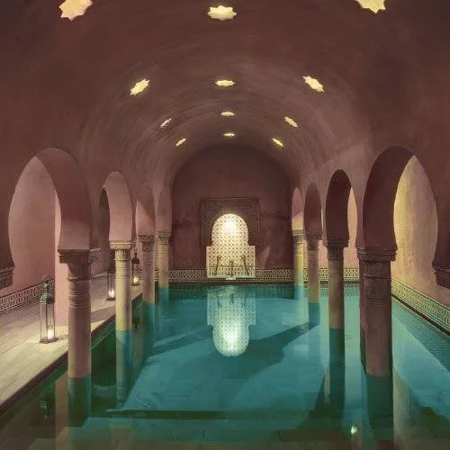 From Al-Andalus’s website, a view of one of the pools