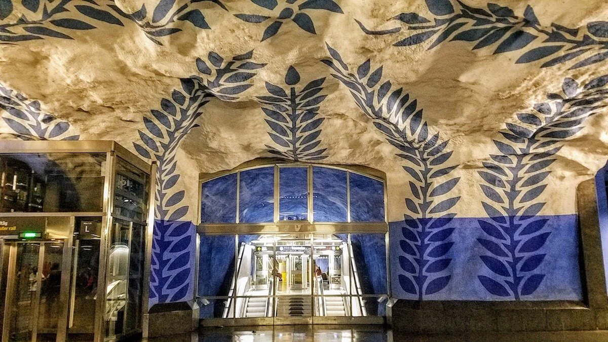 T-Centralen Blue Line Station design
