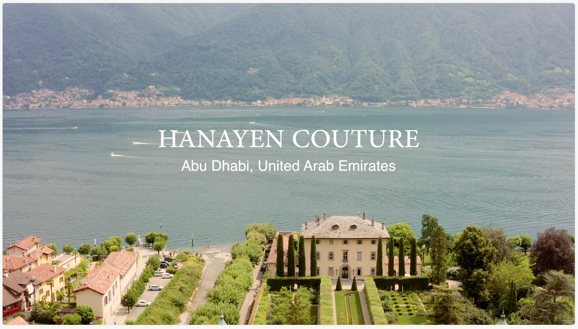 HANAYEN COUTURE Como abiti sposa