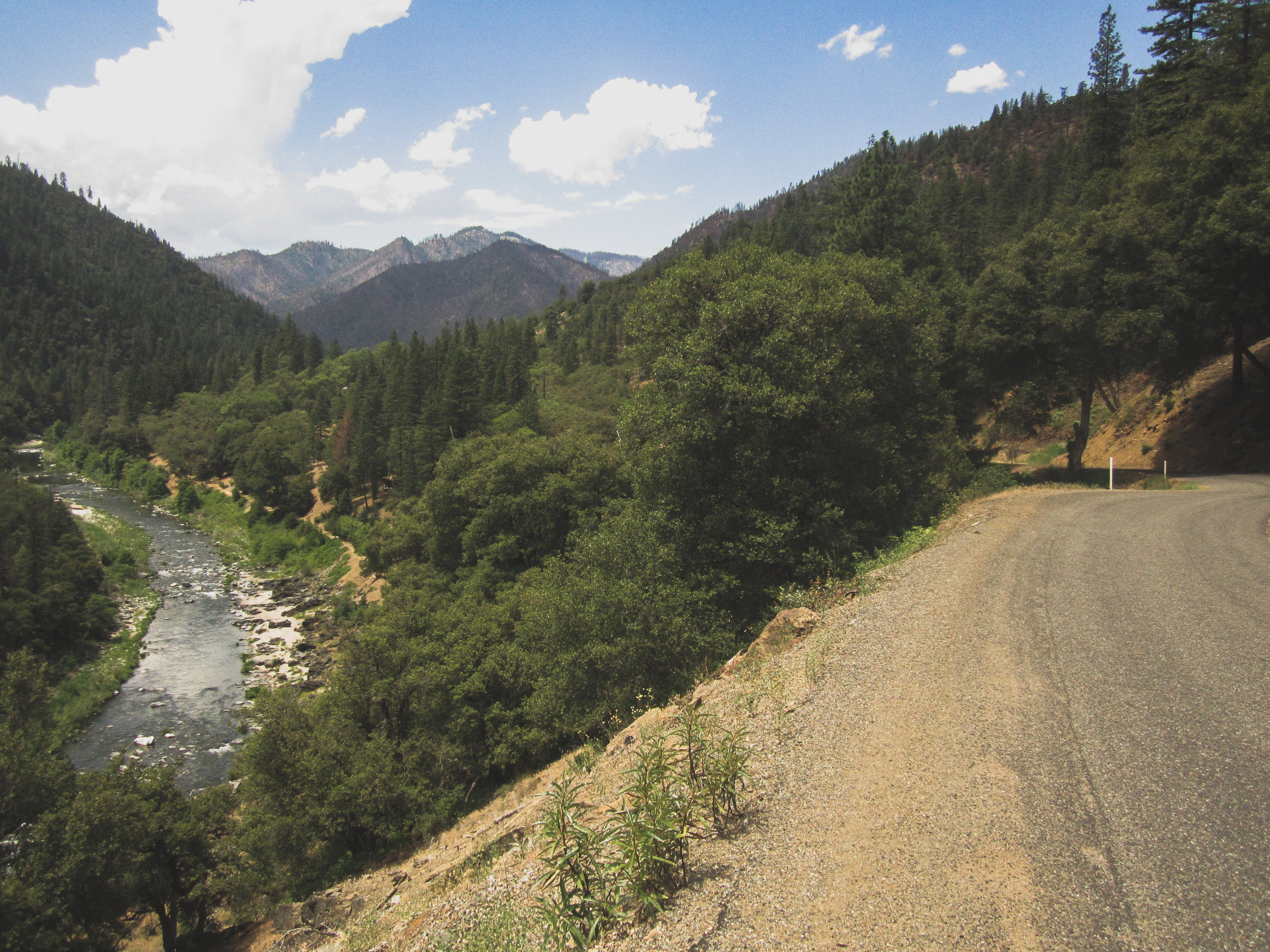 Sawyers Bar Rd. along the North Fork Salmon, not to be missed.
