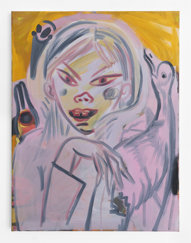 oose Girl , 2018 oil on canvas 24 x 18 inches