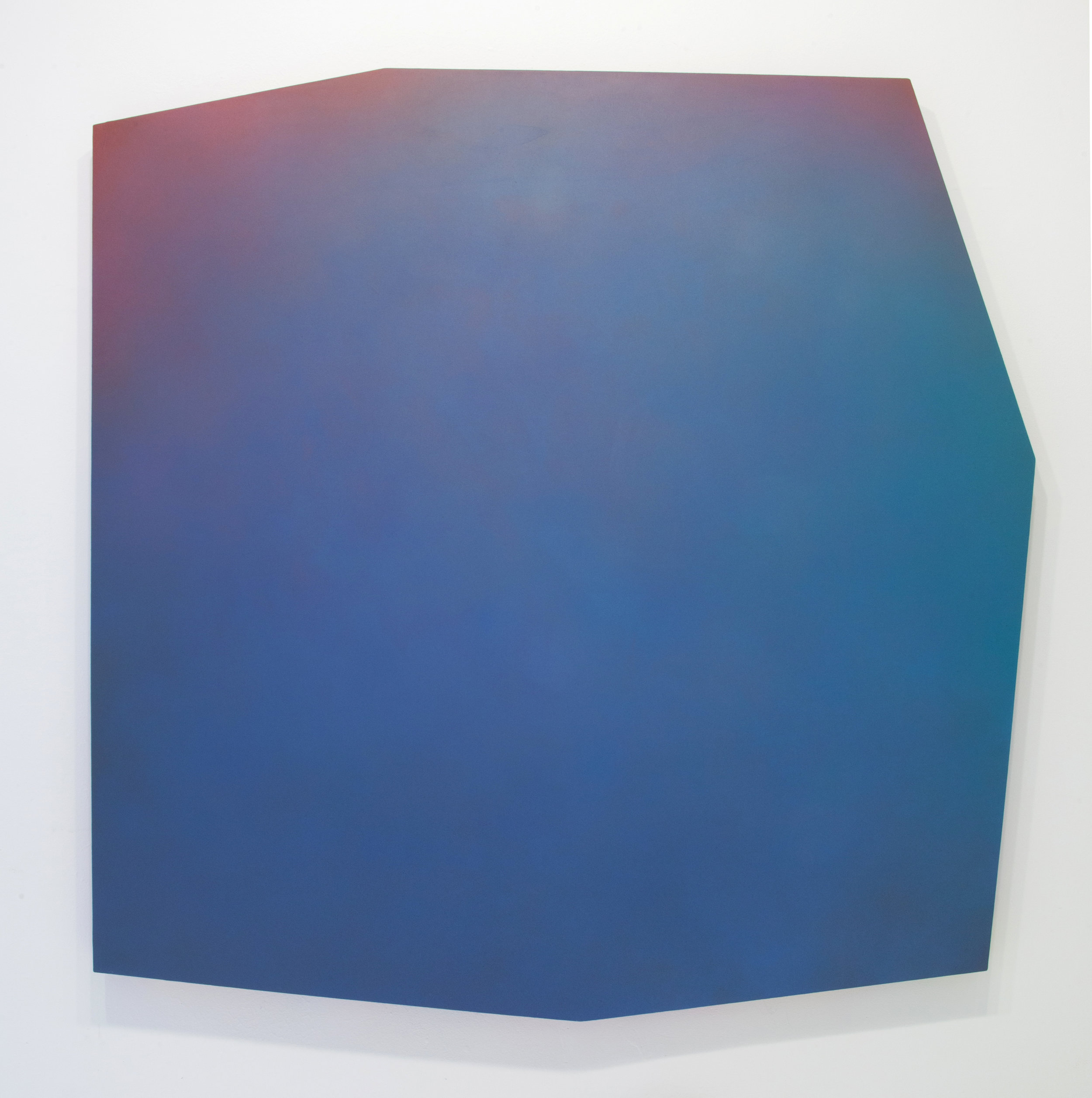 Counterpart Sevens 5 A , 2018 Paint on shaped canvas Approx. 54 x 54 inches
