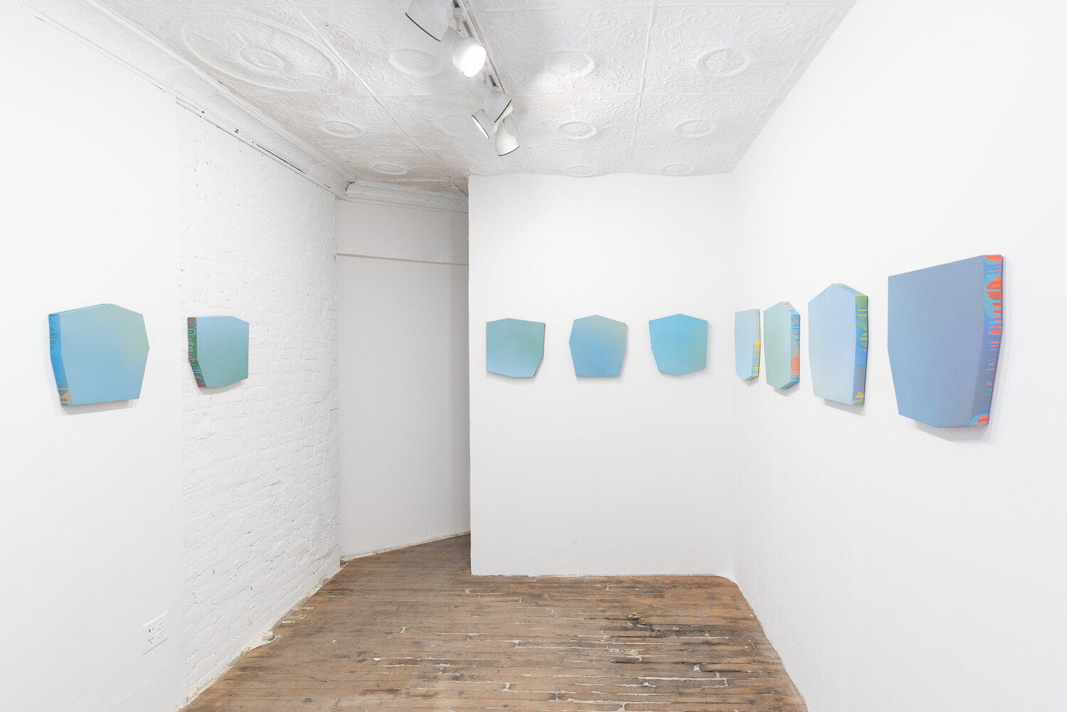  Installation view: Corinne Jones,  Analog Sunset , SITUATIONS, New York, 2021 