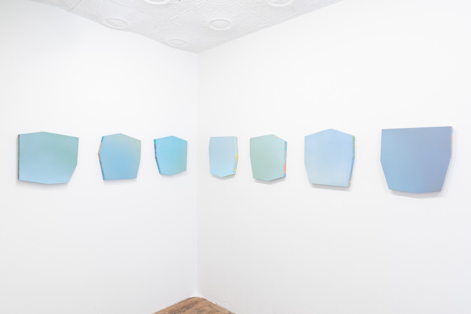  Installation view: Corinne Jones,  Analog Sunset , SITUATIONS, New York, 2021 