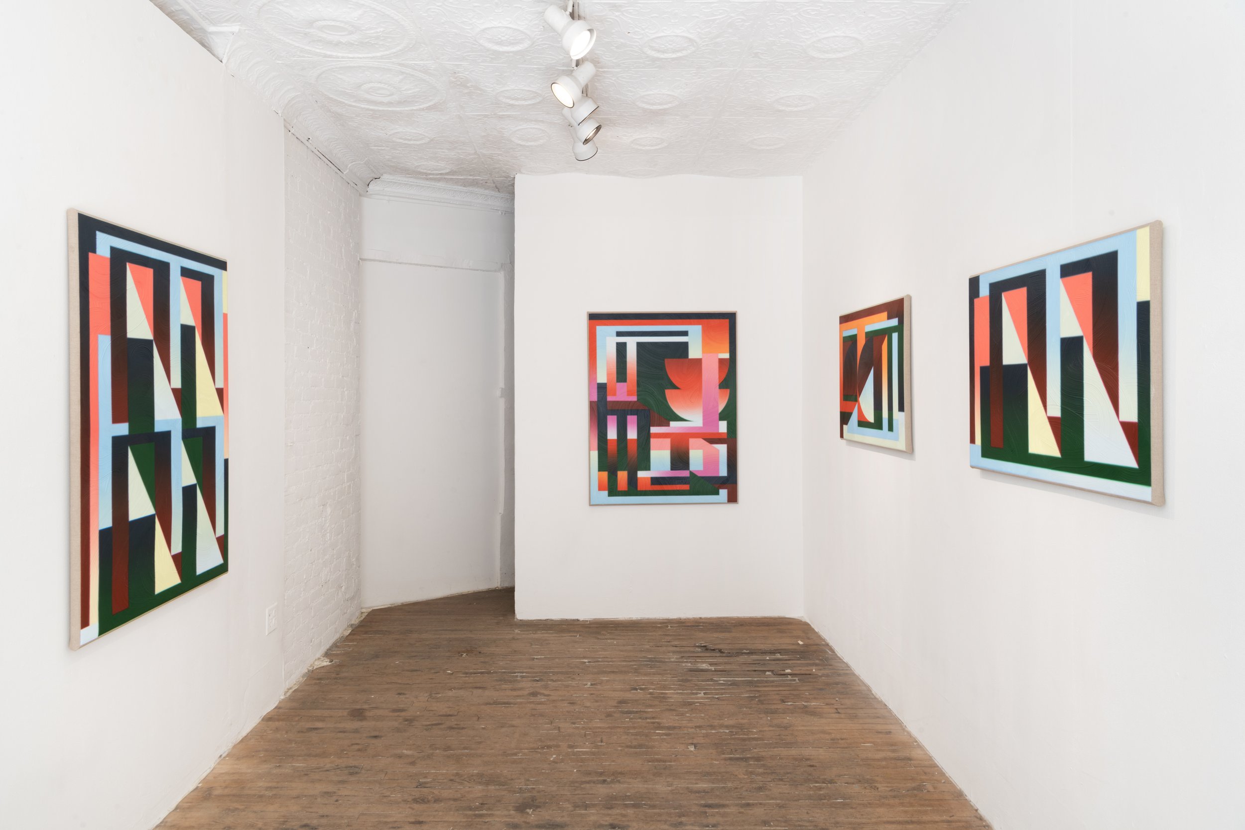  Installation view: Mariah Dekkenga,  Behind Doors , SITUATIONS, New York, 2022 