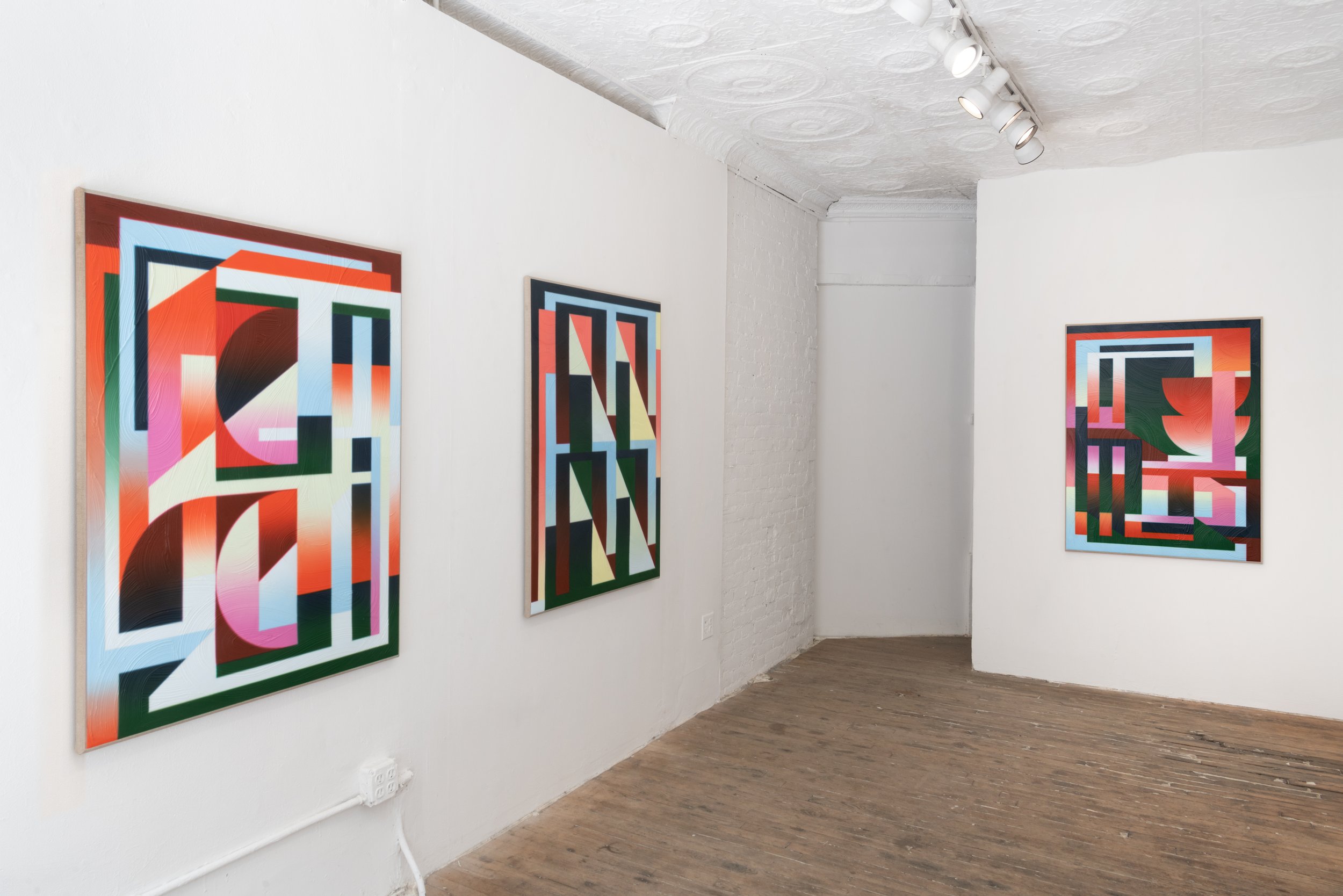  Installation view: Mariah Dekkenga,  Behind Doors , SITUATIONS, New York, 2022 