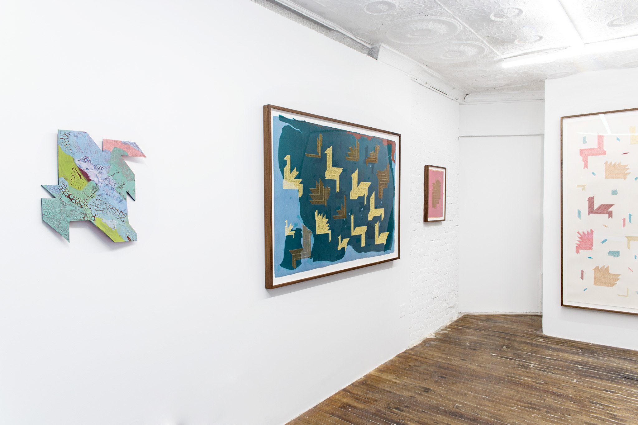  Installation view: Abdolreza Amilari:  Past Past , SITUATIONS, New York, 2023. 