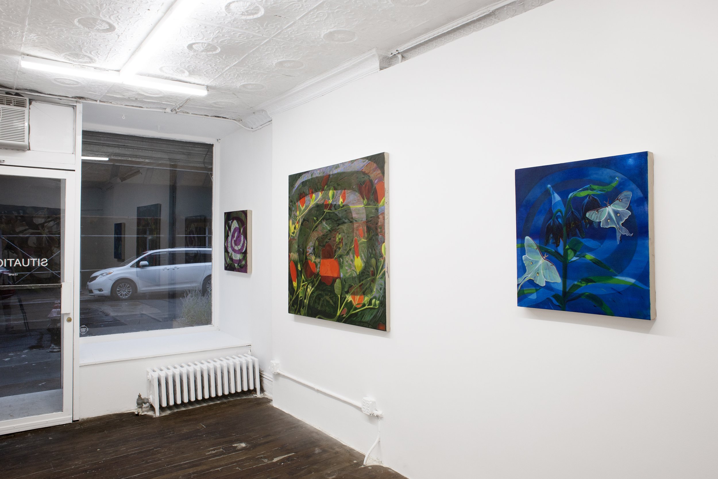  Installation view, Delaney Lee: Silent Spring, SITUATIONS, NY, 2023. 