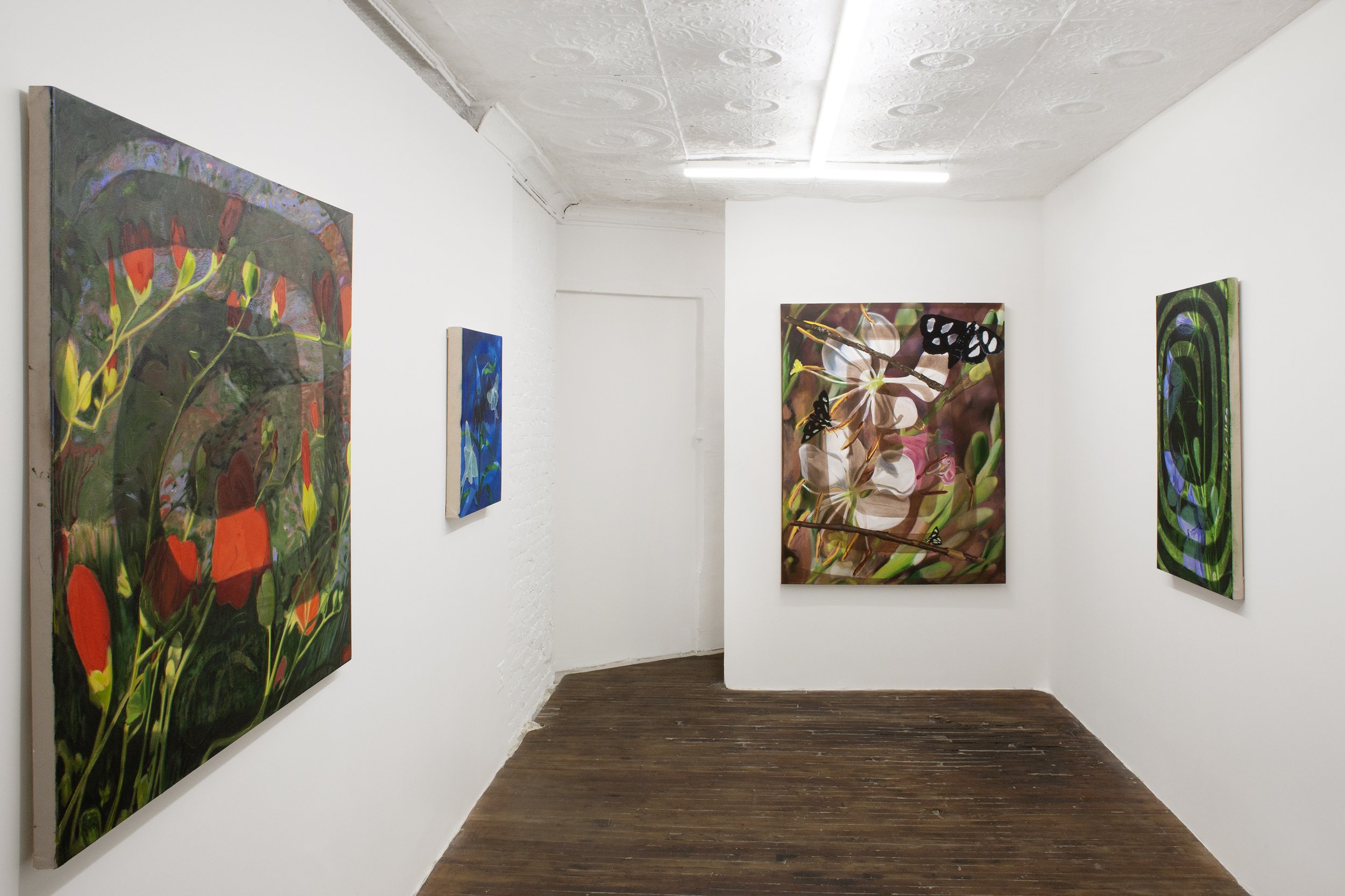  Installation view, Delaney Lee: Silent Spring, SITUATIONS, NY, 2023. 