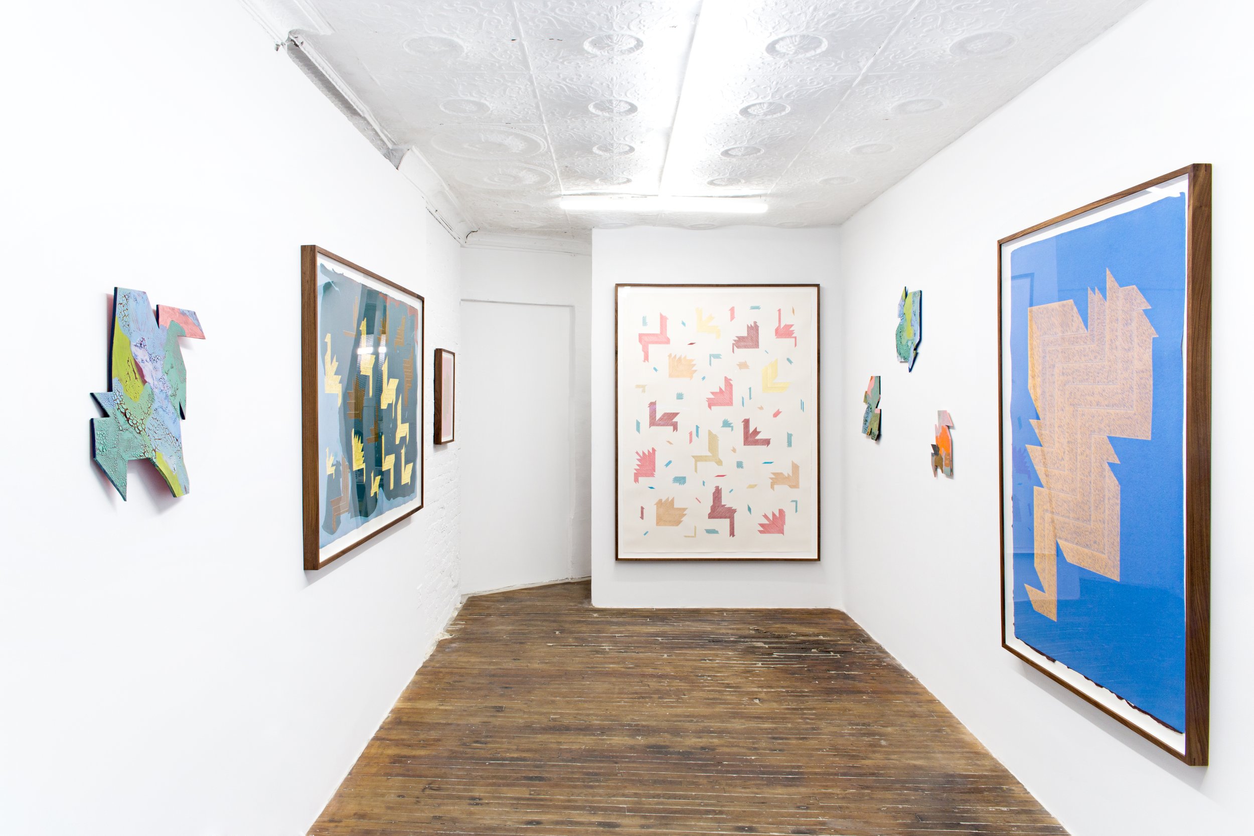 Installation view, Abdolreza Aminlari: Past Past, SITUATIONS, New York, NY, April 7 - May 14, 2023.