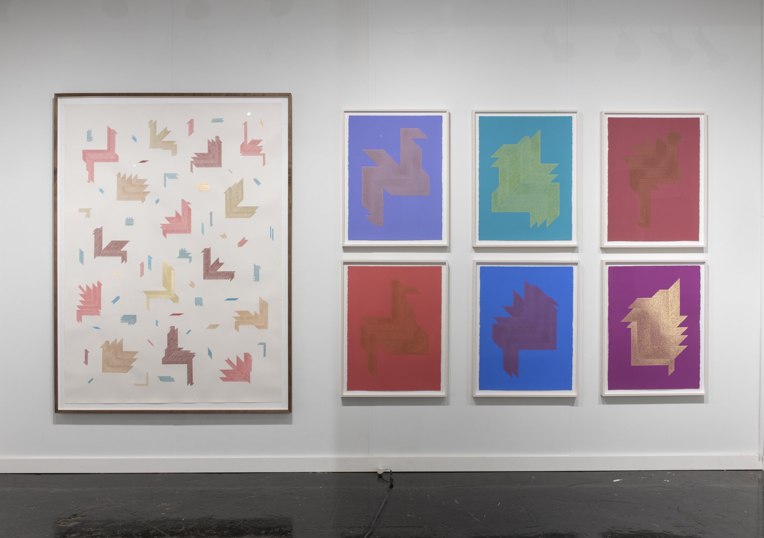 Installation view, SITUATIONS at New Art Dealers Miami, 2023. Photo: Adam Reich.