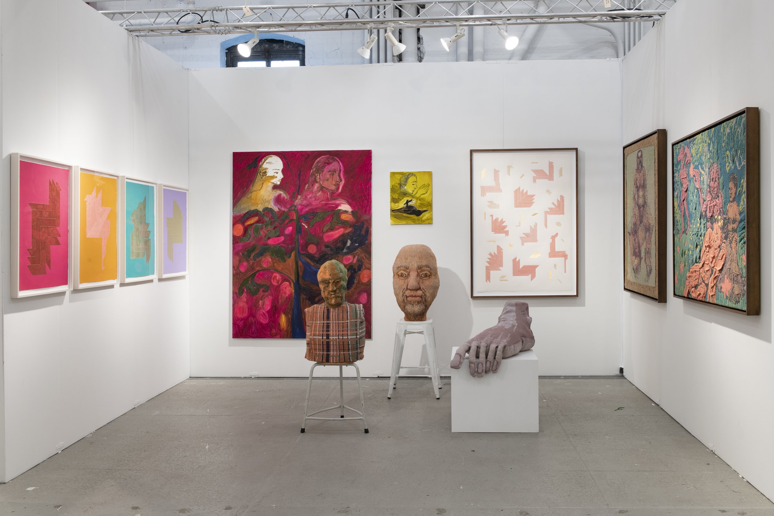 Installation view, SITUATIONS at New Art Dealers New York, 2023. Photo: Adam Reich.