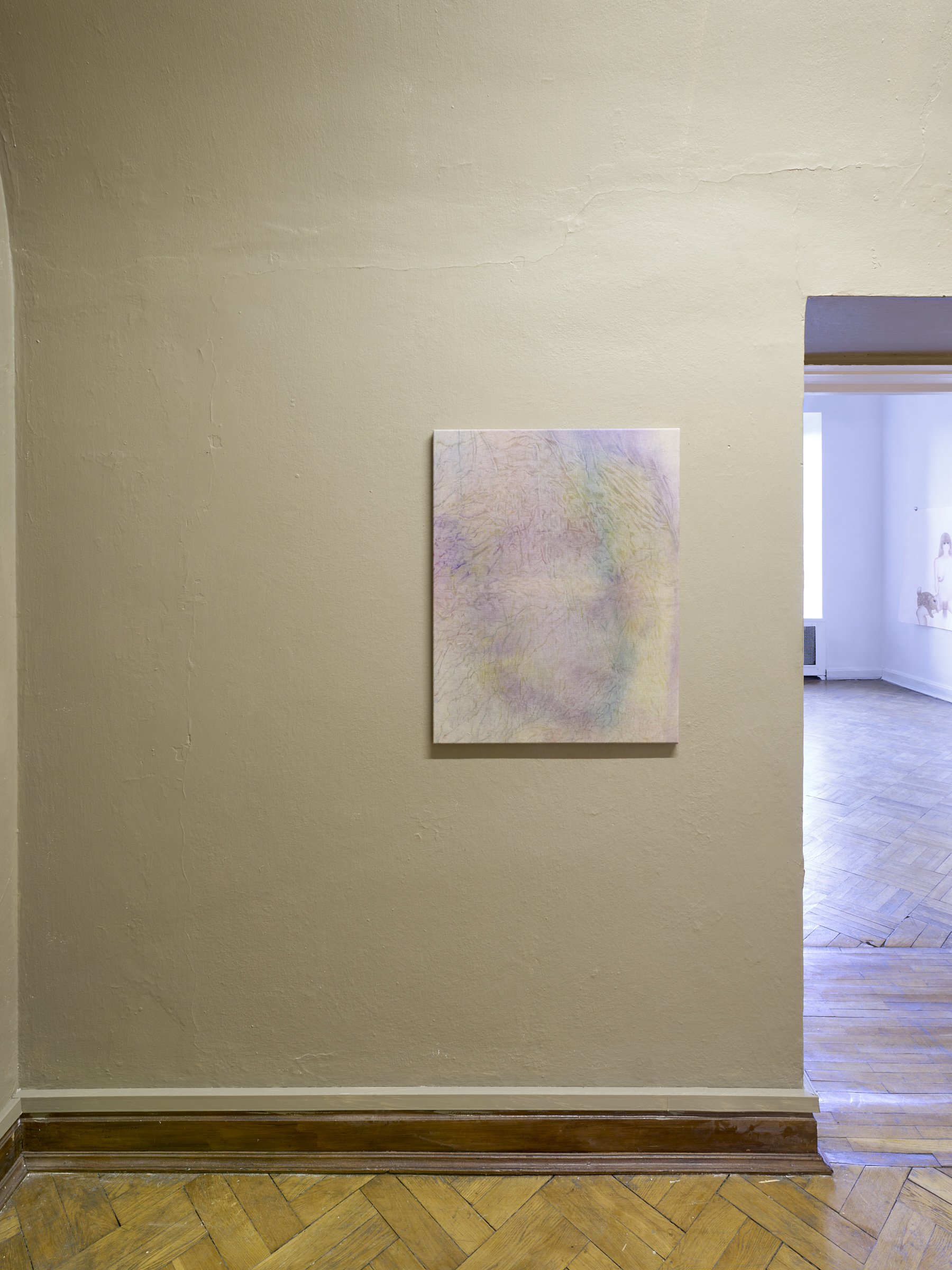 Installation view, Alina Bliumis: Bruises / Siniaki , SITUATIONS at NADA Villa Warsaw, 2025. Photo: Blazej Pindor.