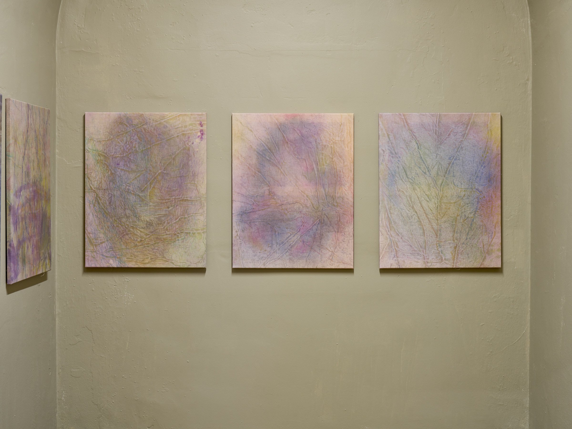 Installation view, Alina Bliumis: Bruises / Siniaki , SITUATIONS at NADA Villa Warsaw, 2025. Photo: Blazej Pindor.