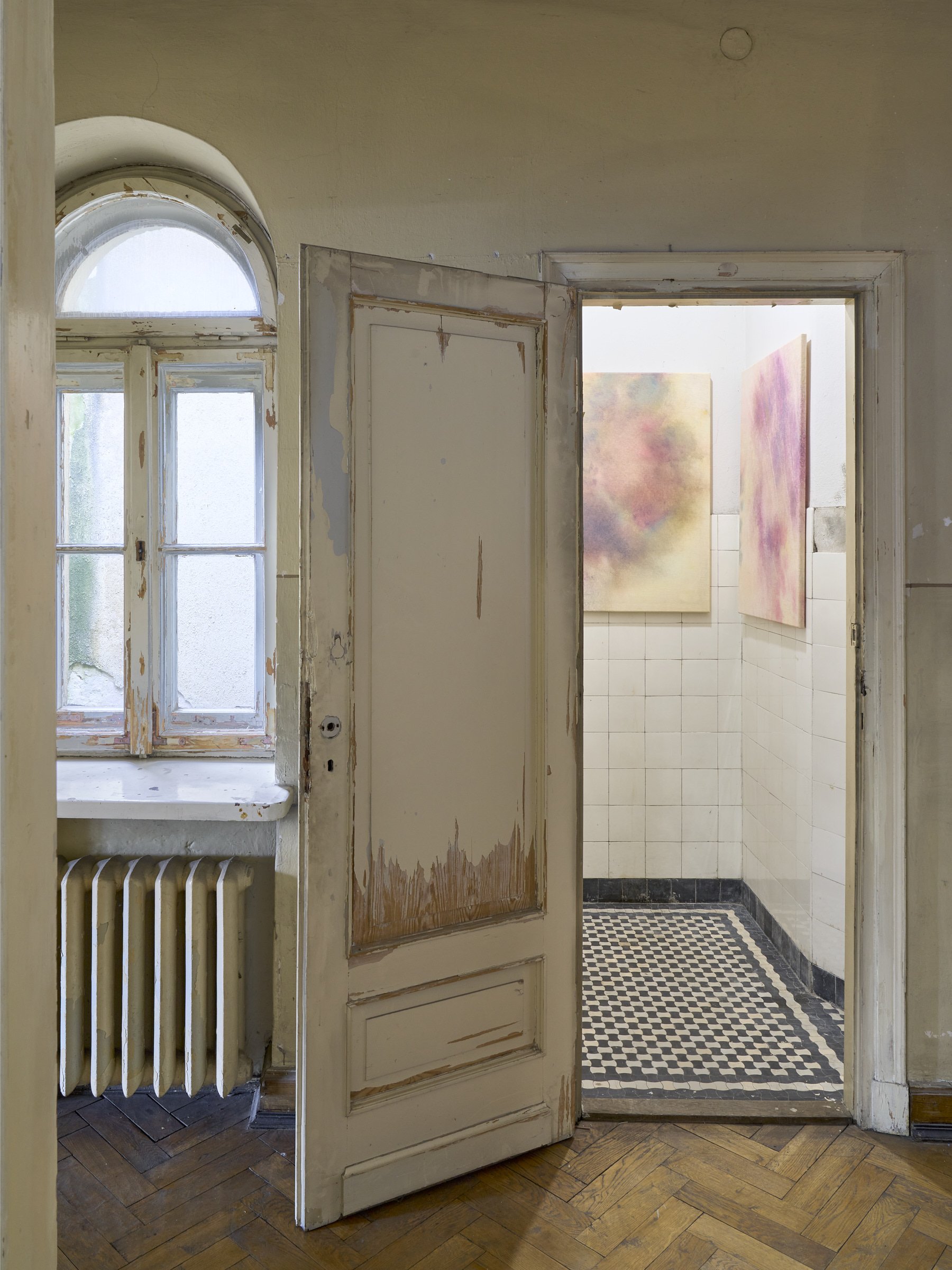 Installation view, Alina Bliumis: Bruises / Siniaki , SITUATIONS at NADA Villa Warsaw, 2025. Photo: Blazej Pindor.