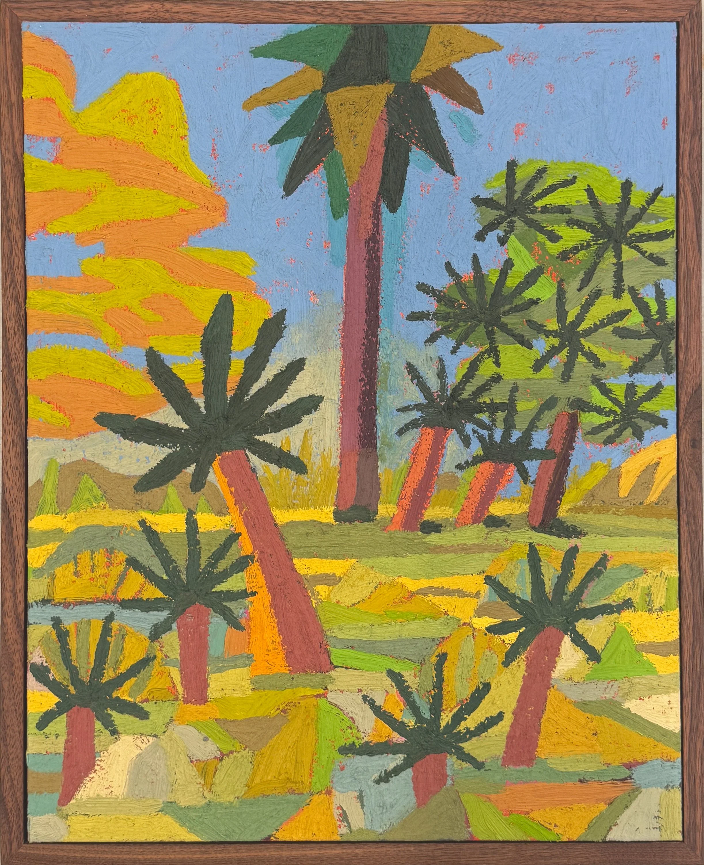  Abel Macias  Botanical Garden , 2025 Oil on canvas 20 x 16 inches 