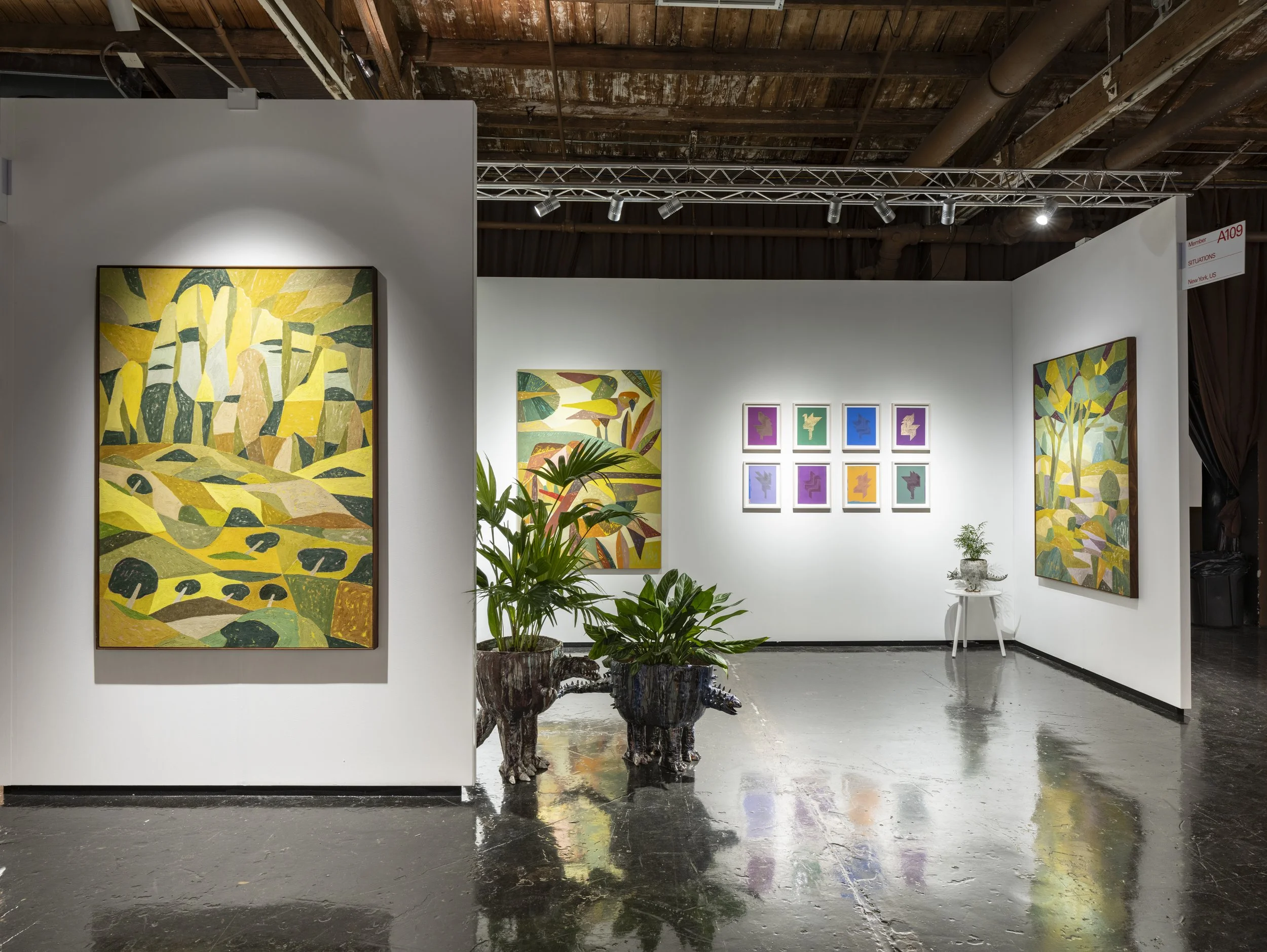  Installation view, Situations at NADA Miami, Booth A109, December 2-6, 2025. Photo: Adam Reich. 