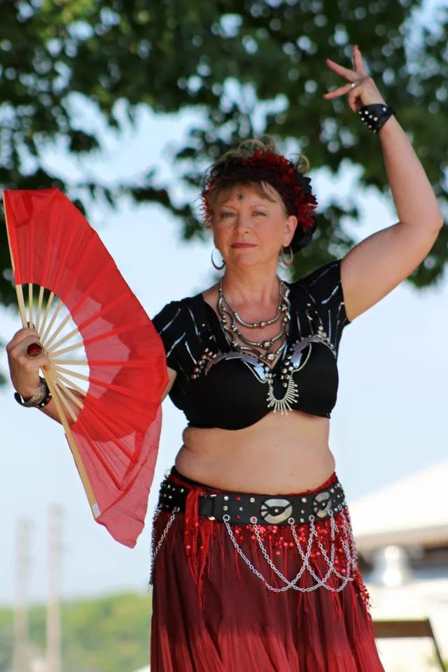 CONNIE LAWRANCE Madrid, Iowa Foundation Certified, June 2019 ” Fly Fusion is a complex, intricate form of belly dance that is challenging, great fun and makes me feel great! Teaching is about sharing my love of the dance, creating a place for learning, acceptance and support, with an emphasis on feeling great and having fun!” Connect with Connie