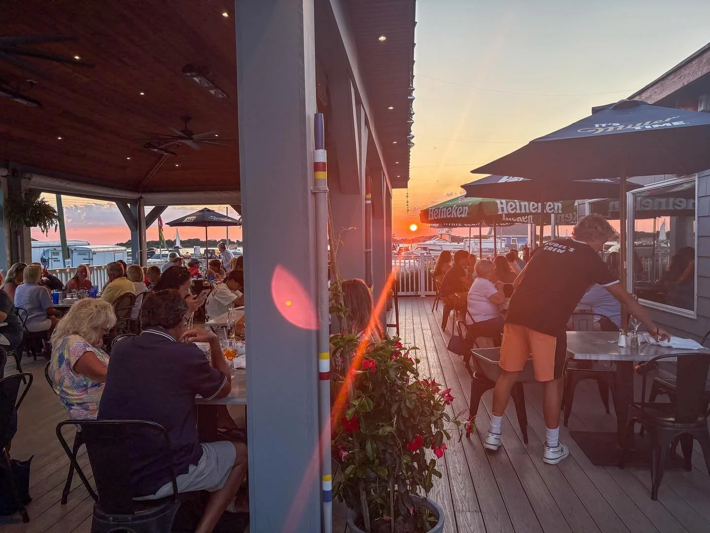 We&rsquo;re back open and ready for another beautiful sunset. Specials updated daily on our website 😁