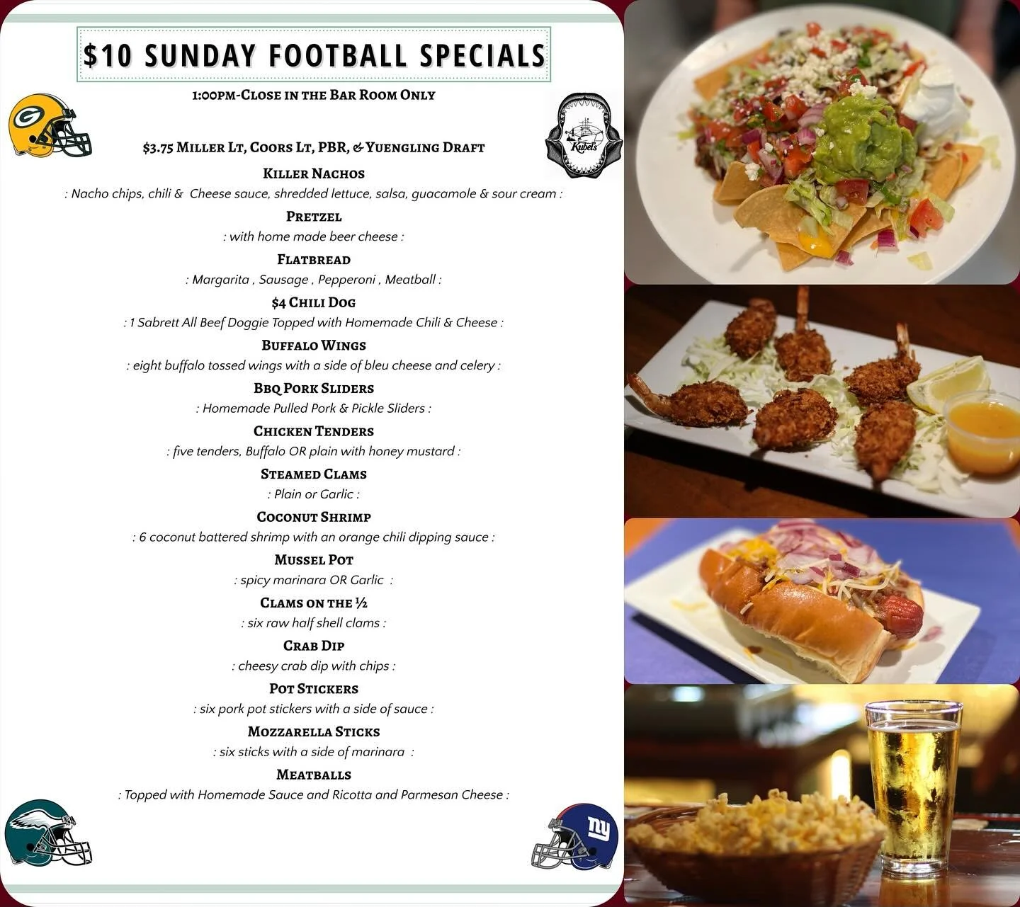 New Sunday promo in effect 🏈