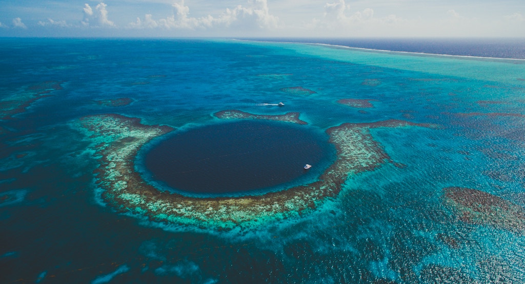 The Blue Hole - Belize.
