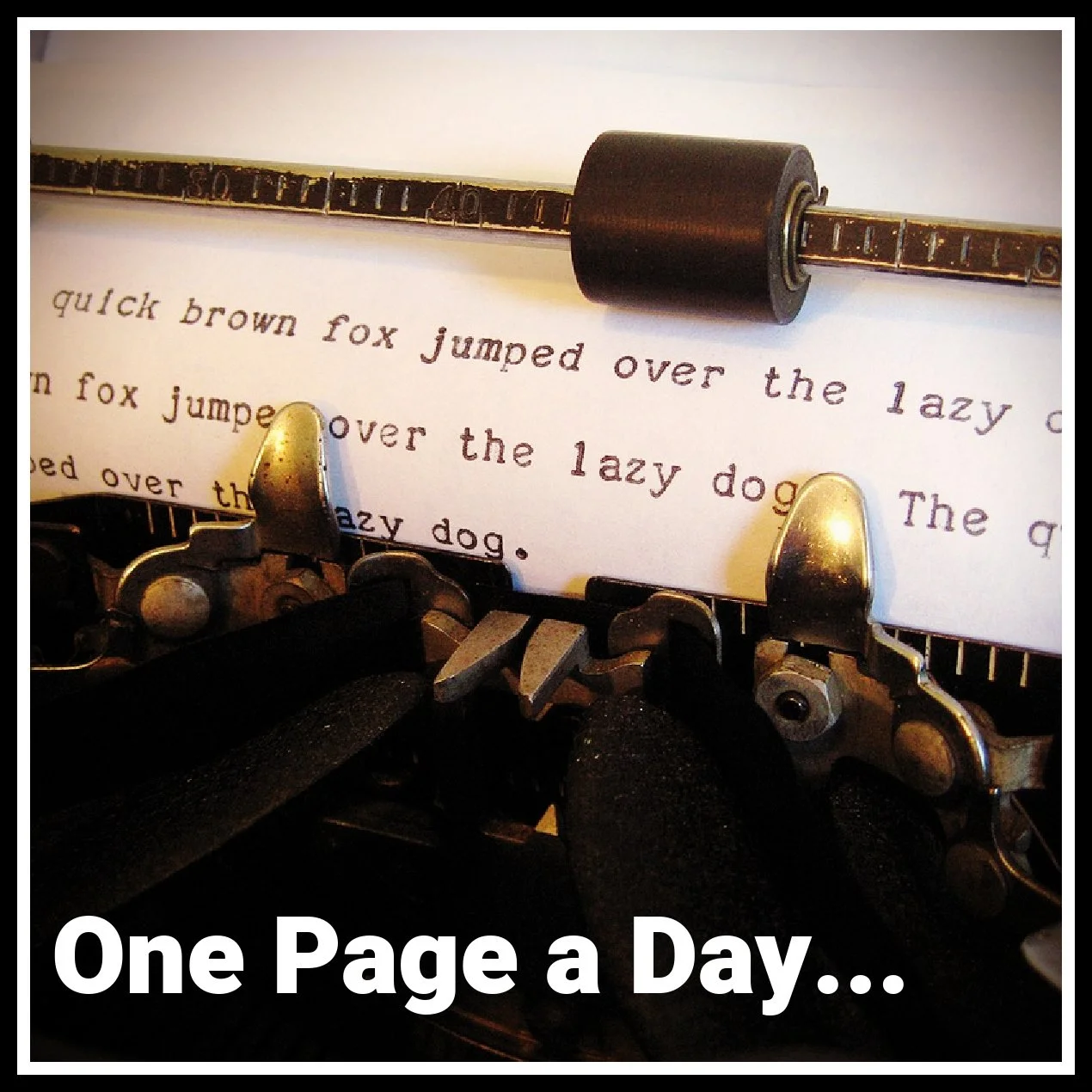 One Page a Day...