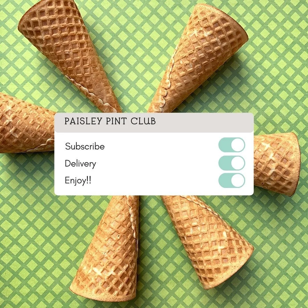 It&rsquo;s almost March! That means if you want to get in on the Paisley Pint Club March delivery, act now! 

Tell me your favorite flavors and I&rsquo;ll put together a pack of pints just for you every month! 

Head over to my page to sign up and  e