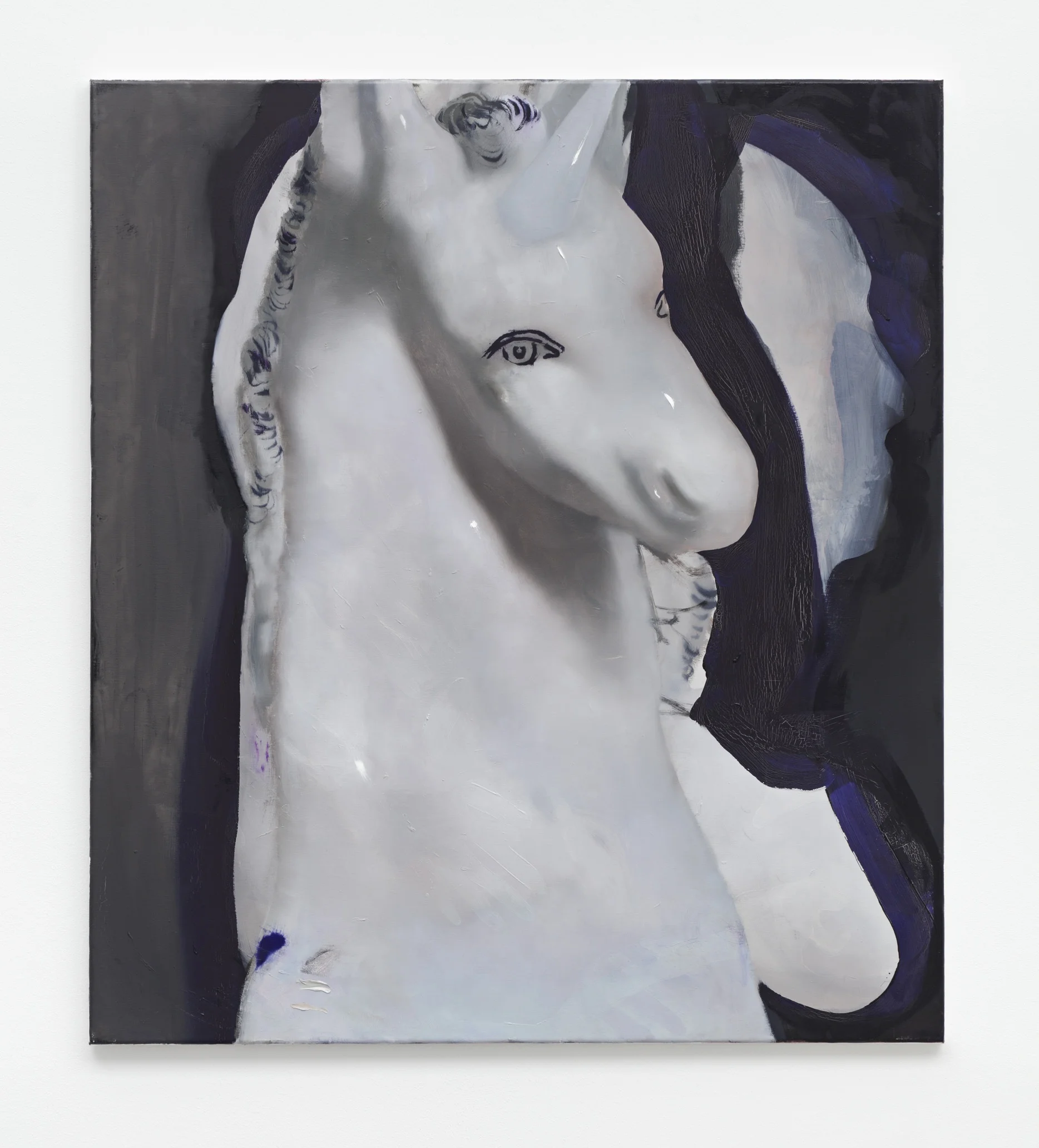 Untitled Mare 37 3/4” x 33 1/2” oil on linen, 2018
