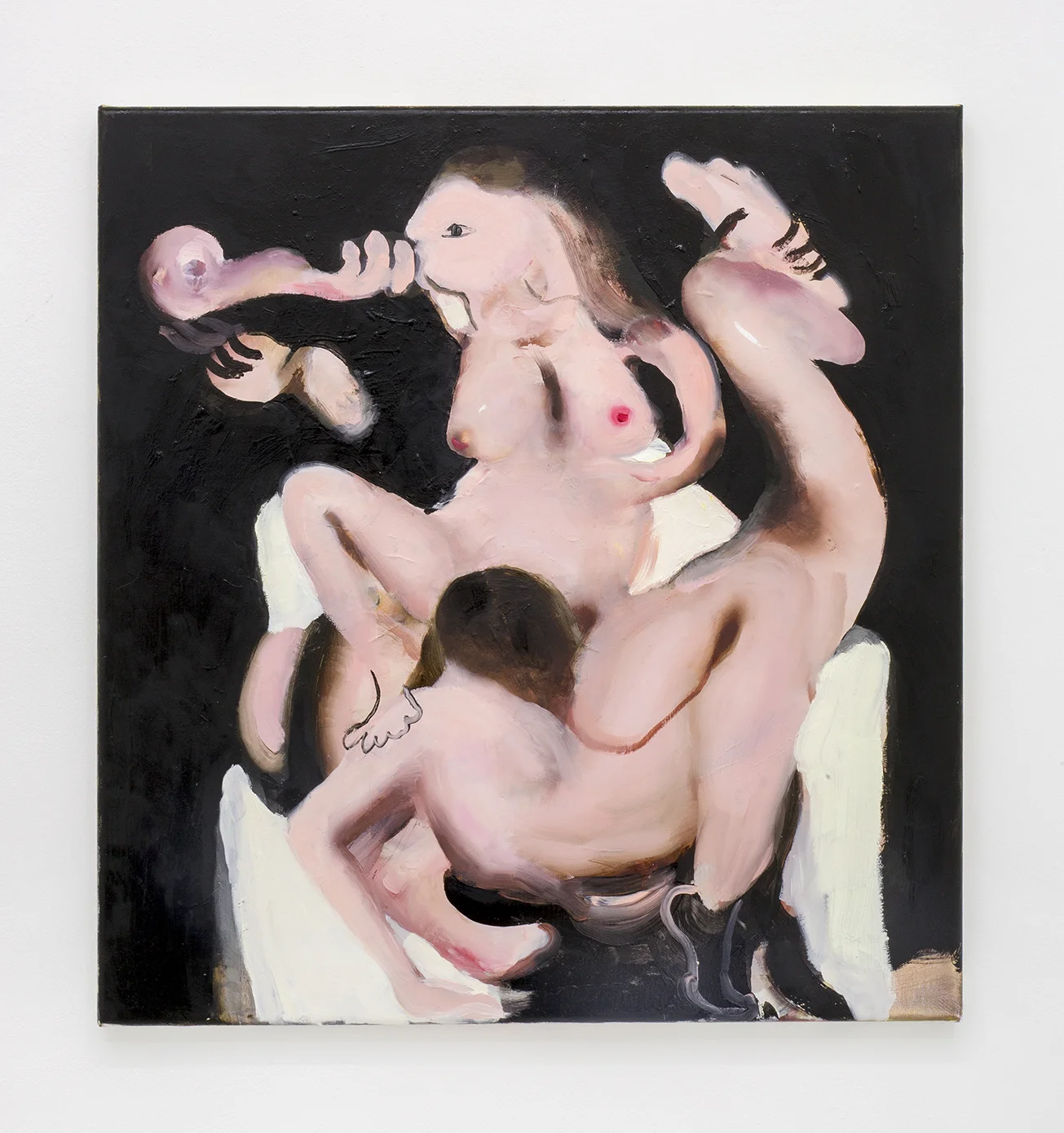 Foot Fetus , 20.5” x 19.5” oil on linen, 2019