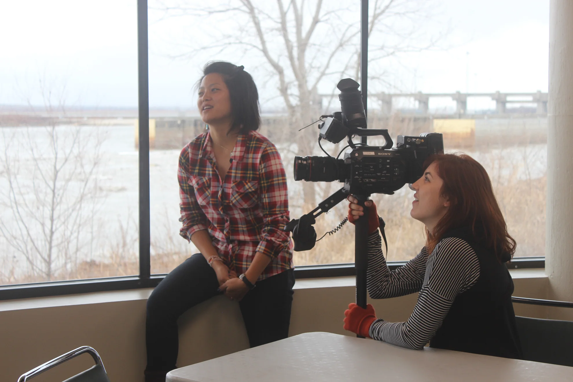 Directing on the Mississippi River in Illinois